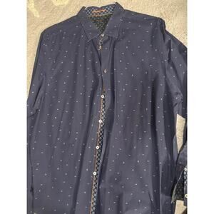 Ted baker men’s dress shirt size XL, size 7